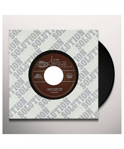 The Solution I Have To Quit You Vinyl Record $2.88 Vinyl