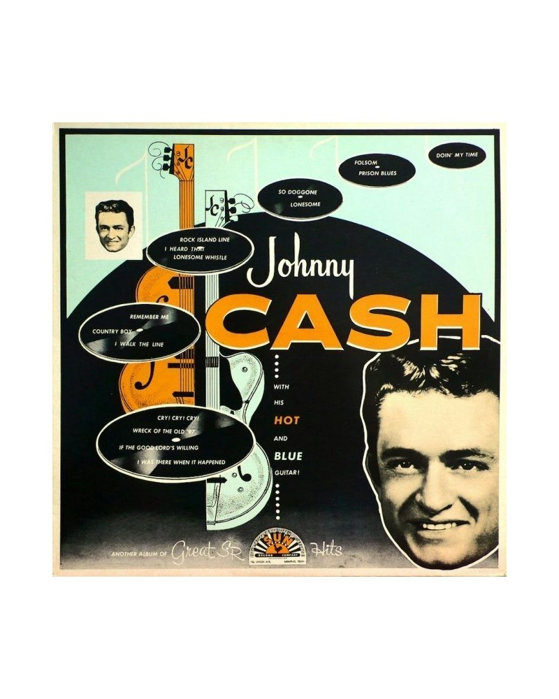 Johnny Cash With His Hot & Blue Guitar Vinyl Record $11.39 Vinyl