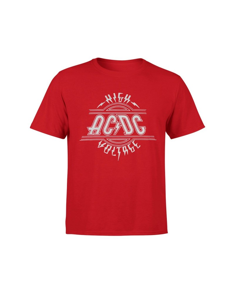 AC/DC Kids High Voltage Silver Logo Red T-Shirt $2.20 Shirts