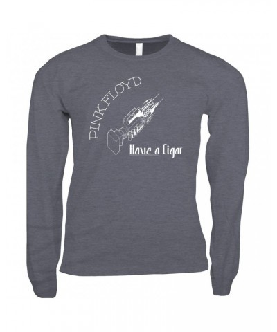 Pink Floyd Long Sleeve Shirt | Have A Cigar Album Cover Shirt $9.58 Shirts