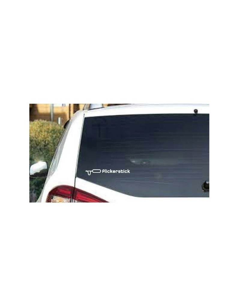 Flickerstick Classic Logo Die Cut Car Decal $4.60 Accessories