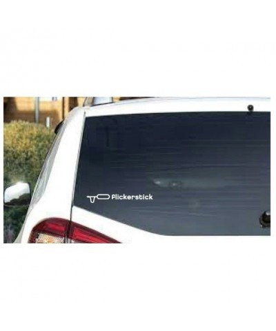 Flickerstick Classic Logo Die Cut Car Decal $4.60 Accessories