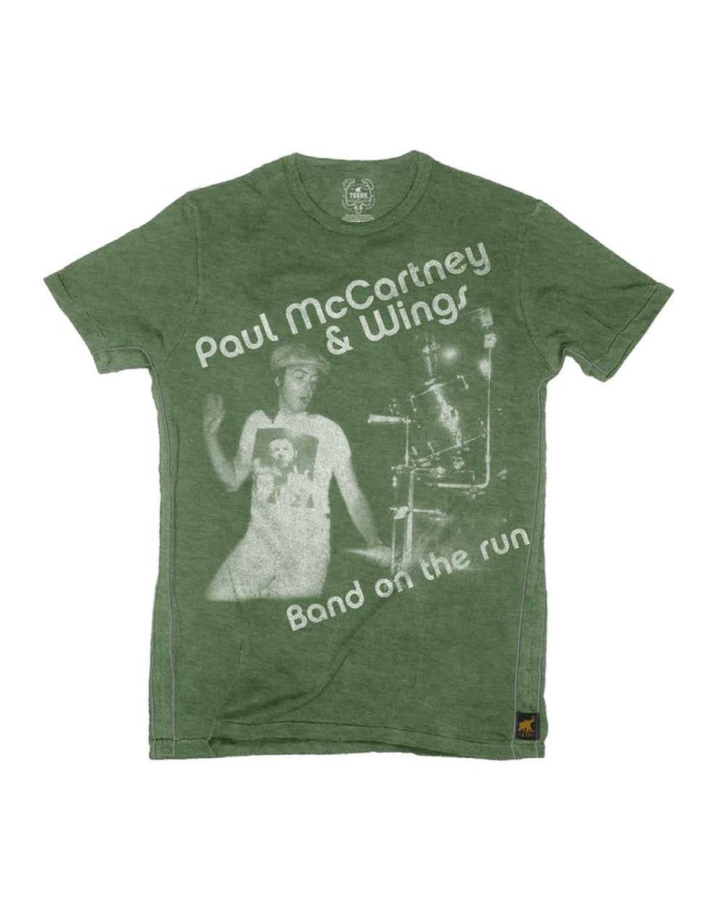 Paul McCartney Trunk Paul McCartney & Wings Band On The Run Tee $21.58 Shirts