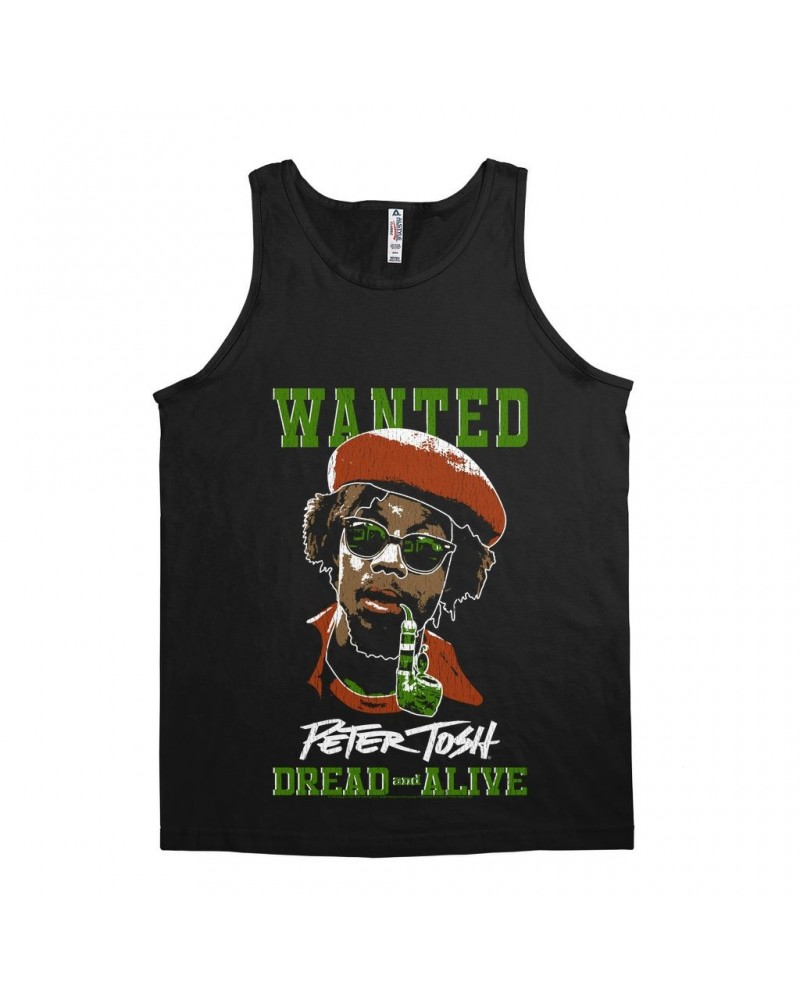 Peter Tosh Unisex Tank Top | Wanted Dread And Live Shirt $11.98 Shirts