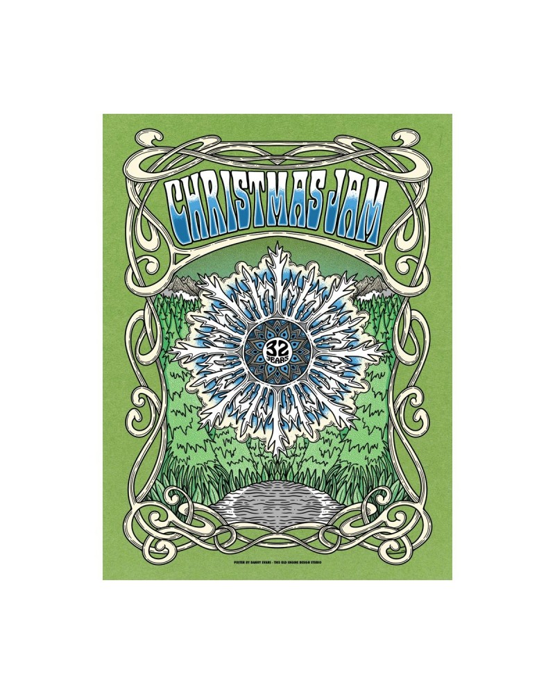 Gov't Mule Christmas Jam 2023 - Poster (Green) $14.35 Decor