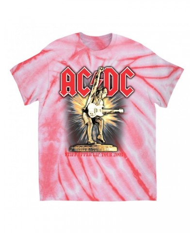 AC/DC T-Shirt | Angus Guitar Rock N' Roll Starburst Tie Dye Shirt $10.51 Shirts