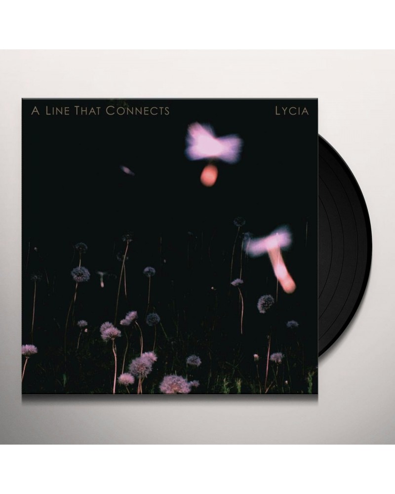 Lycia LINE THAT CONNECTS (2LP/DEEP BLUE WITH BLACK SMOKE/140G) Vinyl Record $11.70 Vinyl