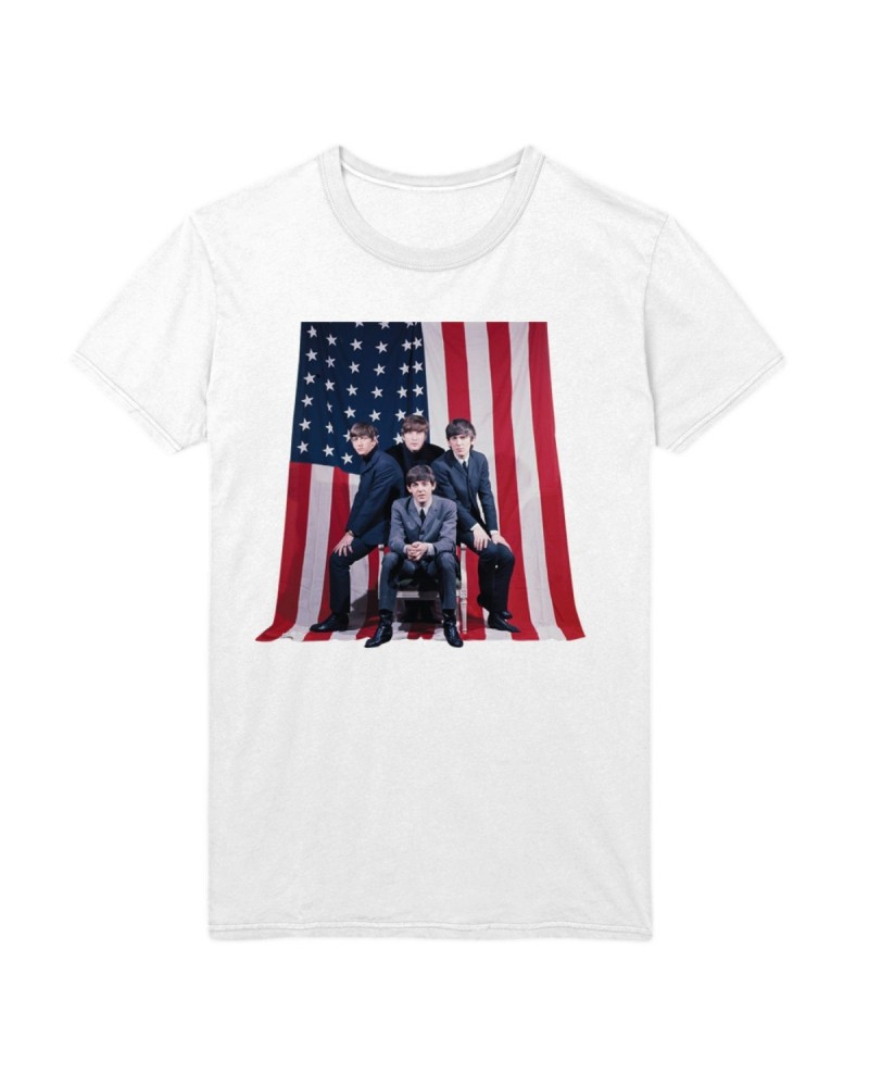 The Beatles US Flag T-Shirt $10.50 Shirts