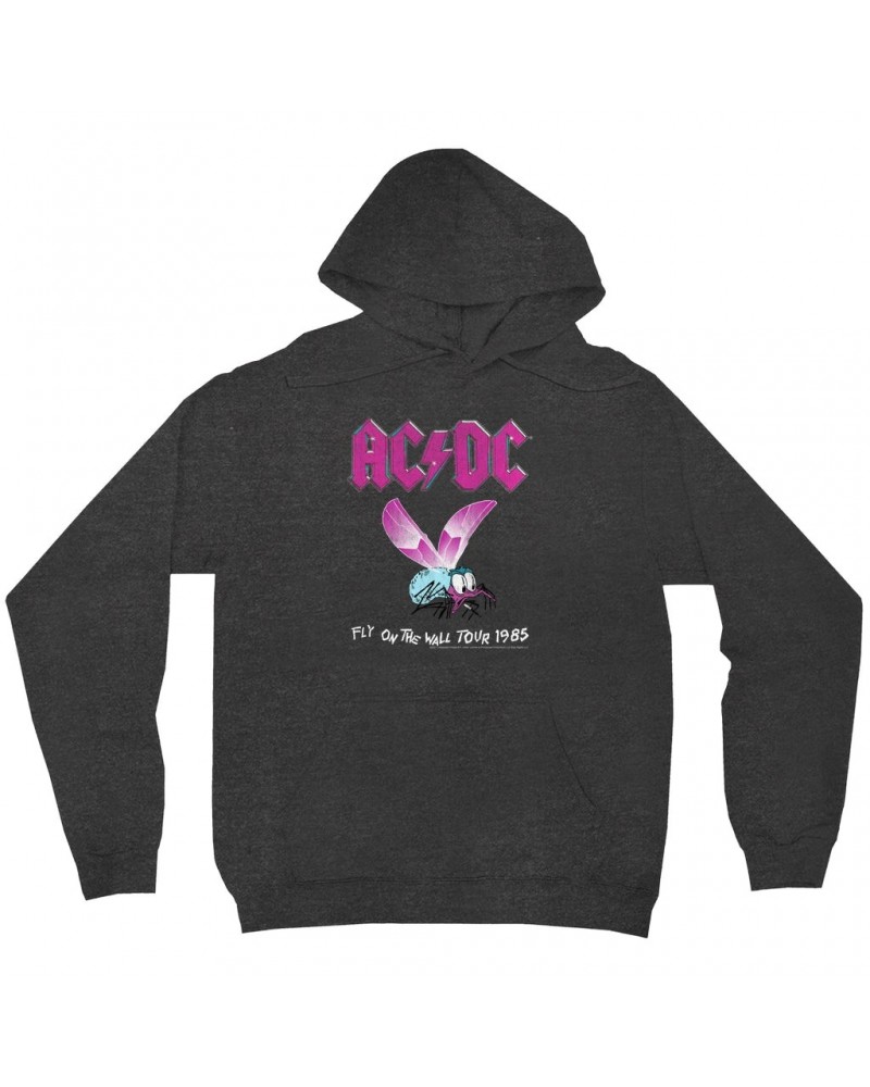 AC/DC Hoodie | Fly On The Wall Tour 1985 Hoodie $15.58 Sweatshirts