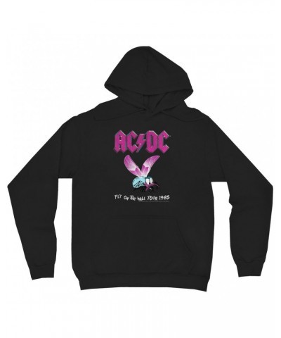 AC/DC Hoodie | Fly On The Wall Tour 1985 Hoodie $15.58 Sweatshirts