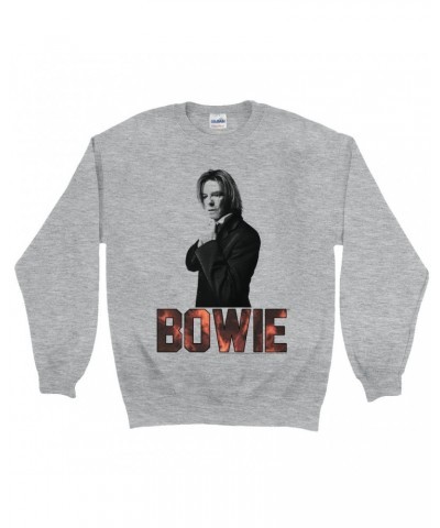 David Bowie Sweatshirt | Bowie Tie Dye Photo Sweatshirt $12.93 Sweatshirts