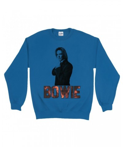 David Bowie Sweatshirt | Bowie Tie Dye Photo Sweatshirt $12.93 Sweatshirts