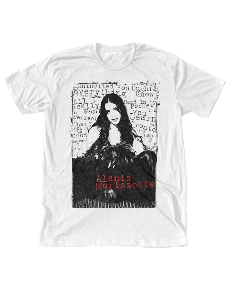 Alanis Morissette Pattern Photo Unisex Tee $14.40 Shirts