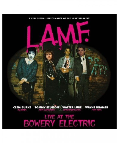 Walter Lure L.A.M.F. Live At The Bowery Vinyl Record $5.64 Vinyl