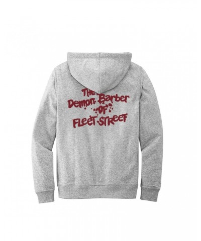 Sweeney Todd Logo Grey Pullover Hoodie $28.70 Sweatshirts