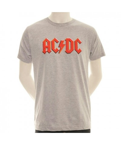 AC/DC Grey Classic Logo T-Shirt $7.46 Shirts