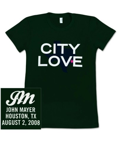 John Mayer CITY LOVE (Houston) Girls T-Shirt $13.30 Shirts