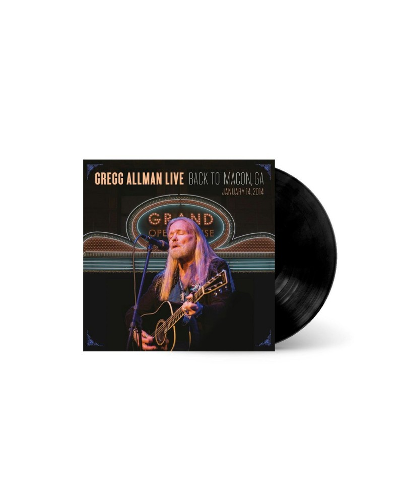 Gregg Allman LIVE: Back To Macon GA Vinyl LP $13.49 Vinyl