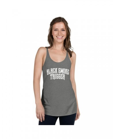 Black Smoke Trigger Ladies BST White Logo Tank $11.03 Shirts