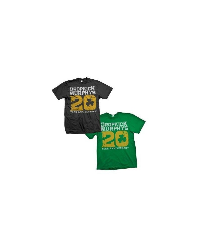 Dropkick Murphys 20th Anniversary Big 20 T-shirt (Green) $10.69 Shirts