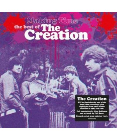 The Creation LP Vinyl Record - Making Time: The Best Of (Splatter Vinyl) $22.58 Vinyl