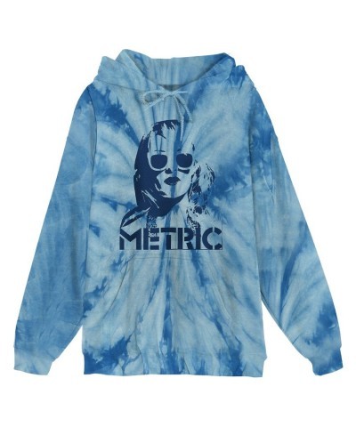 Metric Emily Face Tie-Dye Pullover Hoodie $24.00 Sweatshirts