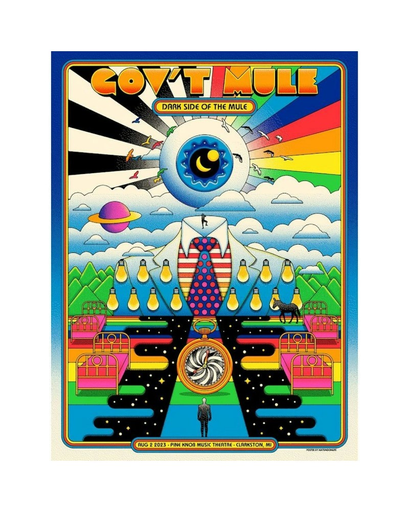 Gov't Mule Clarkston MI 2023 Poster by Nate Gonzalez $14.80 Decor