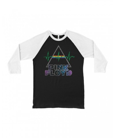 Pink Floyd 3/4 Sleeve Baseball Tee | Contemporary Dark Side Of The Moon Shirt $9.88 Shirts