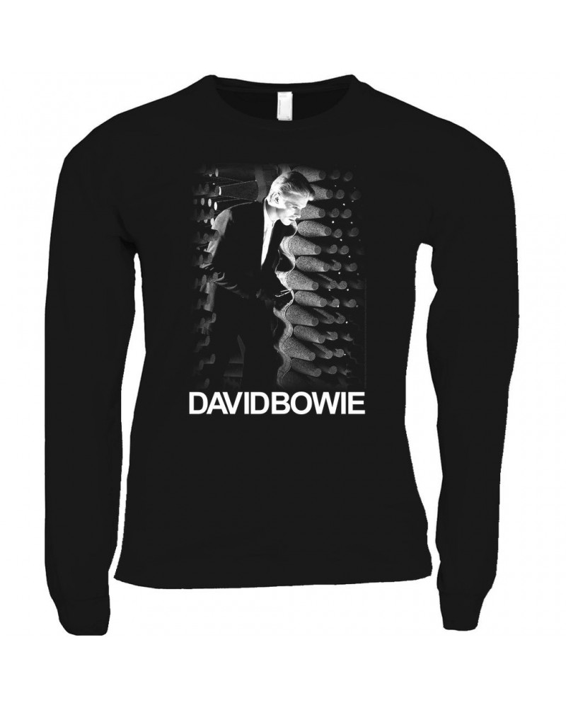 David Bowie Long Sleeve Shirt | The Man Who Fell To Earth Image Shirt $12.58 Shirts