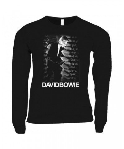 David Bowie Long Sleeve Shirt | The Man Who Fell To Earth Image Shirt $12.58 Shirts