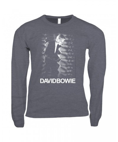 David Bowie Long Sleeve Shirt | The Man Who Fell To Earth Image Shirt $12.58 Shirts