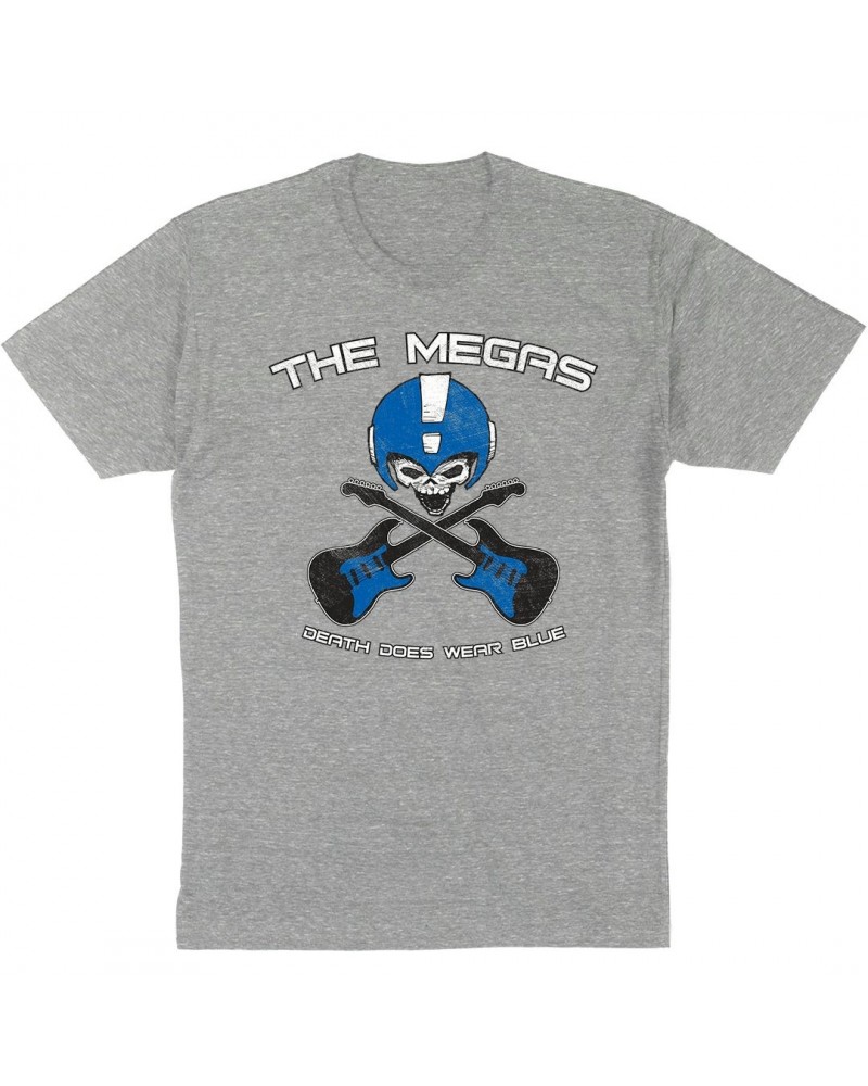 The Megas "Skull N Guitars" Legacy Design T-Shirt in Heather Grey $11.20 Shirts