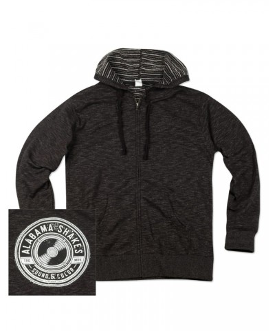 Alabama Shakes Hoodie | Black Record Hoodie $18.50 Sweatshirts