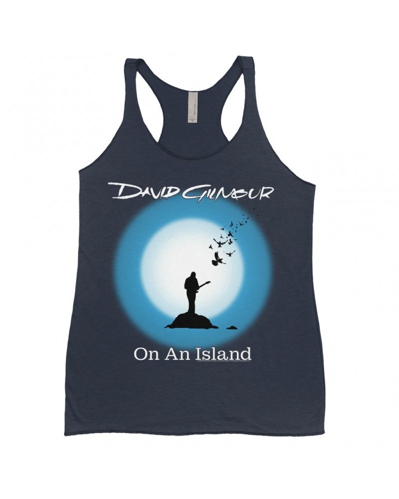 David Gilmour Ladies' Tank Top | On An Island Album Design Shirt $14.19 Shirts