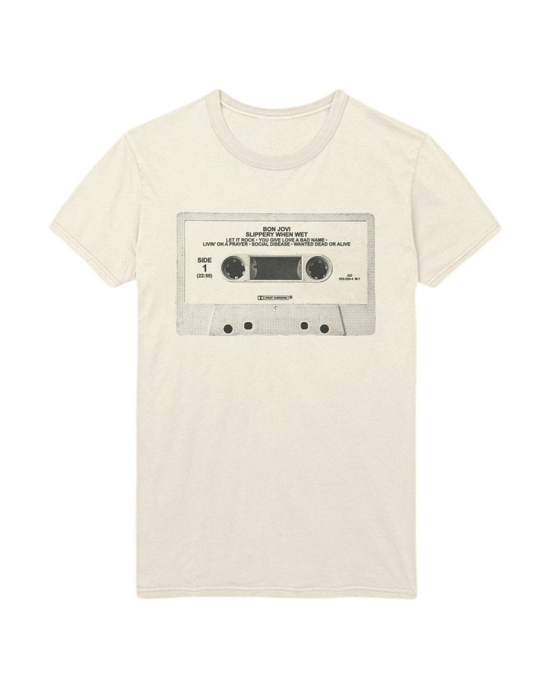 Bon Jovi Slippery When Wet Cassette Tee $12.90 Tapes