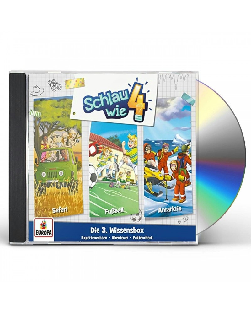 Schlau wie Vier 03/3ER WISSENS-BOX (FOLGEN 7-9) CD $10.00 CD