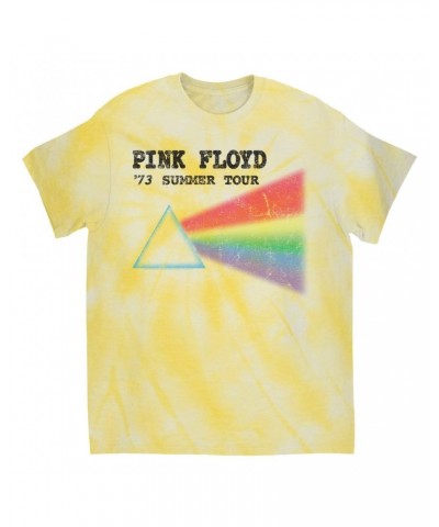 Pink Floyd T-Shirt | Summer Tour '73 Distressed Tie Dye Shirt $10.78 Shirts