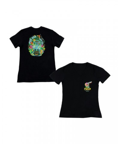 Phish Women's Overgrown Garden Tee on Black $10.85 Shirts