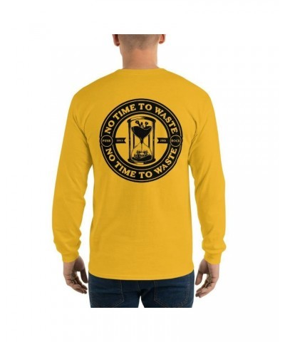 No Time To Waste N.T.T.W Front & Back Logo Men’s Long Sleeve Shirt $11.95 Shirts