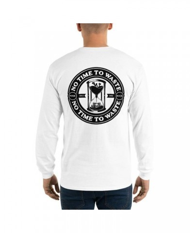 No Time To Waste N.T.T.W Front & Back Logo Men’s Long Sleeve Shirt $11.95 Shirts