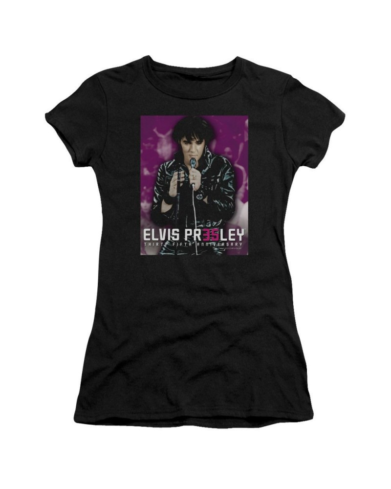 Elvis Presley Juniors Shirt | 35 LEATHER Juniors T Shirt $7.02 Shirts