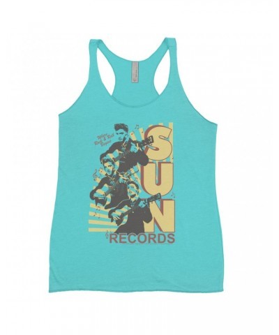 Elvis Presley Ladies' Tank Top | Performing Collage Where Rock N' Roll Began Shirt $9.26 Shirts