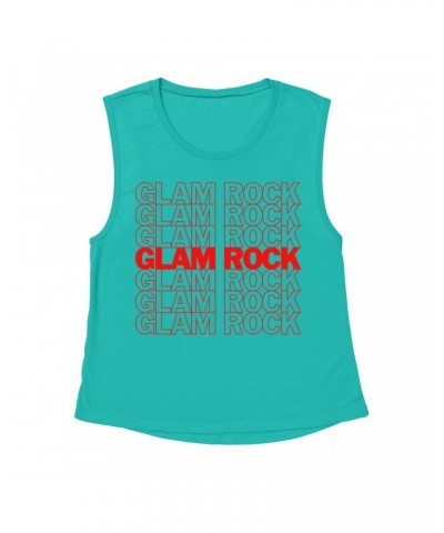 Music Life - Glam Rock Music Life Muscle Tank | Glam Rock On Repeat Music Life Shirt $10.42 Shirts