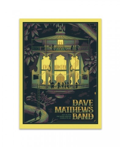 Dave Matthews Band Show Poster Charlotte NC 7/19/2019 $19.20 Decor