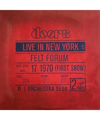 The Doors Live In New York Vinyl Record $32.88 Vinyl