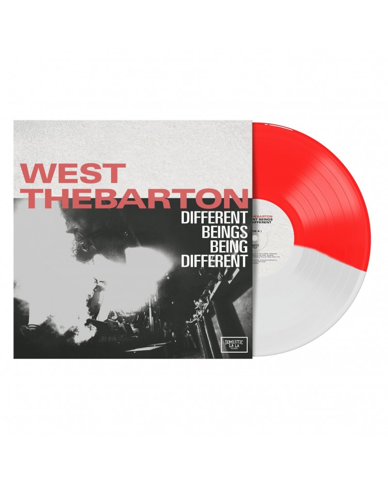 West Thebarton Different Beings Being Different 12" Vinyl (Half Opaque Red / Half Clear) $14.39 Vinyl