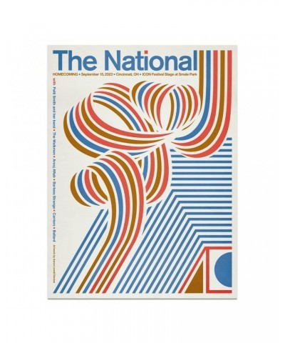 The National Cincinnati OH HOMECOMING Poster - September 15 2023 $14.10 Decor