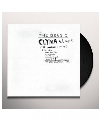 The Dead C CLYMA EST MORT & TENTATIVE POWER Vinyl Record $12.45 Vinyl