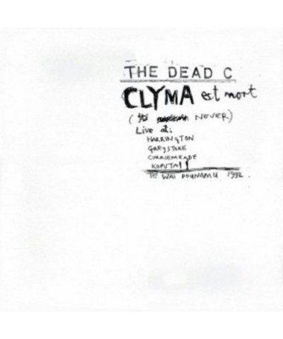 The Dead C CLYMA EST MORT & TENTATIVE POWER Vinyl Record $12.45 Vinyl