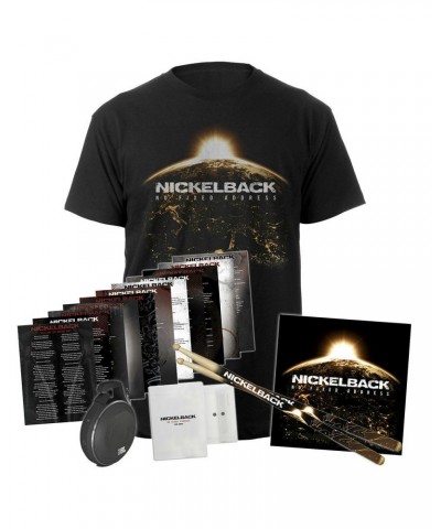 Nickelback No Fixed Address Tee + CD + Drum Sticks + Numbered Lyric Sheets + JBL Speakers Bundle Exclusive $79.90 CD